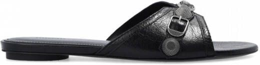 Balenciaga Cagole Slides Zwart Dames