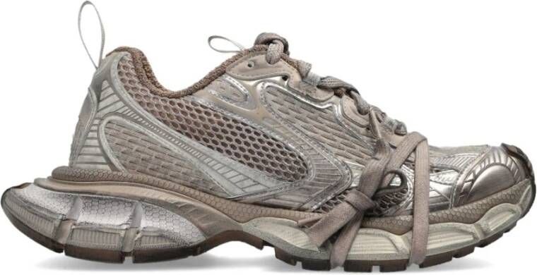 Balenciaga Chunky Rubberen Zool Sneakers Duif Grijs