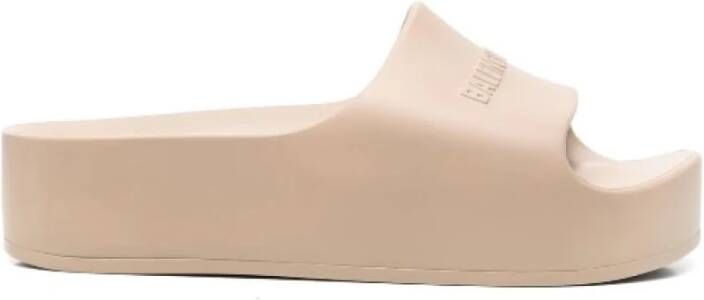 Balenciaga Chunky Slide Sandaal Beige Dames