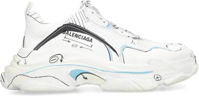 Balenciaga Chunky Sneakers met Schetsprint