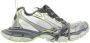 Balenciaga Witte Grijze Groene Sneakers Multicolor Heren - Thumbnail 1