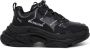 Balenciaga Chunky Triple S Dames Sneakers Zwart - Thumbnail 1