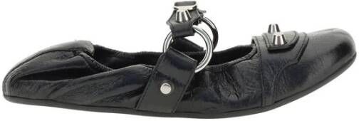 Balenciaga City Ballerina's met Zilveren Studs
