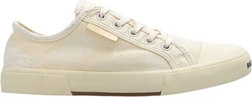 Balenciaga Crème Paris Low Sneakers Beige Dames