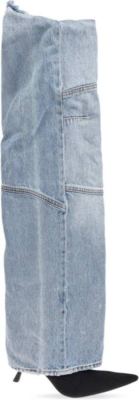 Balenciaga Denim laarzen met hak New Flex
