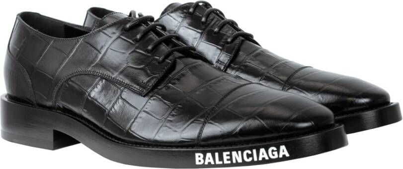 Balenciaga Derby -schoenen Black Heren