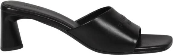 Balenciaga Duty Free Sandal Ss24 Square Toe Black Dames