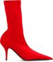 Balenciaga Enkellaarzen met 'mes'-hakken Rood Dames - Thumbnail 1