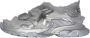 Balenciaga Faux Fur Neoprene Kalfsleer Nylon Track Sandaal - Thumbnail 1