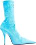 Balenciaga Fluwelen Stiletto Messenlaarzen - Thumbnail 1