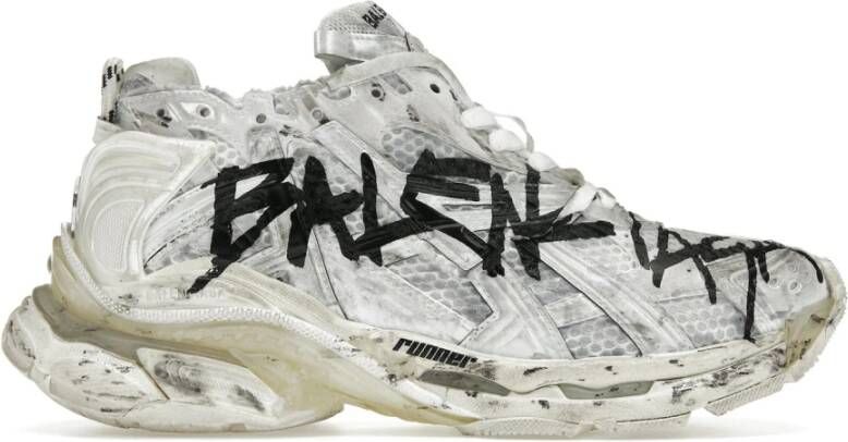 Balenciaga Graffiti Runner Sneakers Vrouwen Italië Multicolor Dames