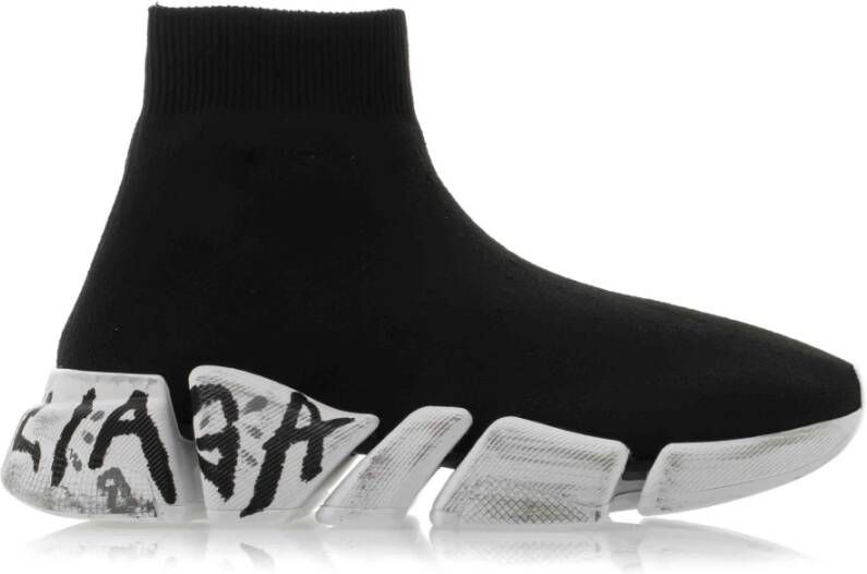 Balenciaga Speed 2.0 Graffiti Sneakers Multi Black Unisex