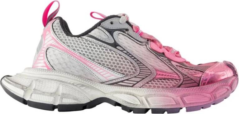 Balenciaga Grijs Roze Sneakers Synthetische Mesh Schoenen