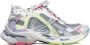 Balenciaga Grijze Mesh Sneakers met Lila en Gele Accenten Multicolor Dames - Thumbnail 1