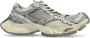 Balenciaga Beige Stoffen Sneakers met Topveters - Thumbnail 1