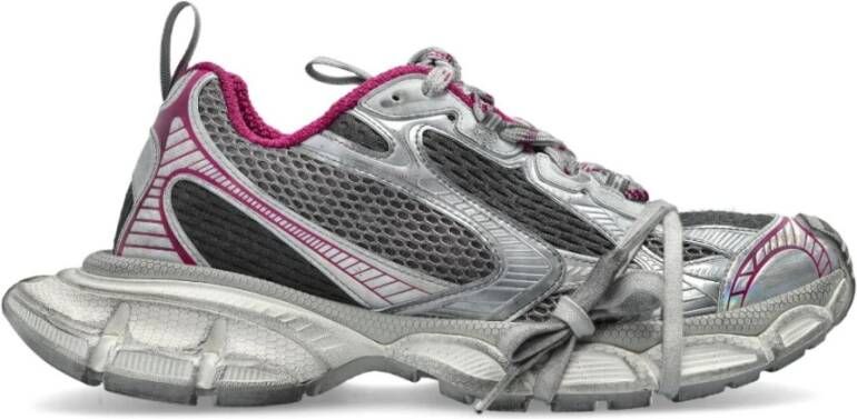 Balenciaga Grijze Sneakers met Vetersluiting