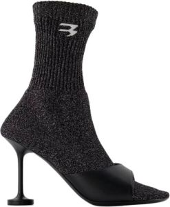 Balenciaga Carrera Sneakers in Black Mesh Zwart Dames