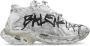 Balenciaga Graffiti Mesh Sneaker in Wit Multicolor Dames - Thumbnail 1