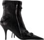 Balenciaga Zwarte Leren Laarzen 7 cm Hak Black Dames - Thumbnail 1