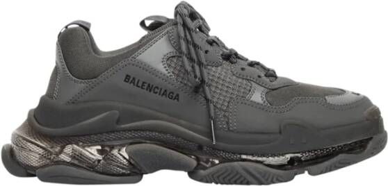 Balenciaga Heldere zool Donkergrijze Sneakers