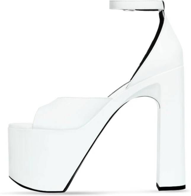 Balenciaga High Heel Sandals White Dames