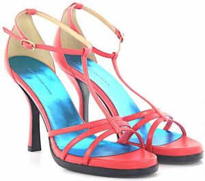 Balenciaga High Heel Sandals Rood Dames