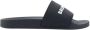 Balenciaga Zwarte Rubberen Sandalen Highlights Open Teen Black Heren - Thumbnail 1