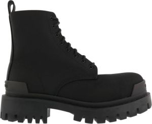 Balenciaga Lace-up Boots Zwart Dames