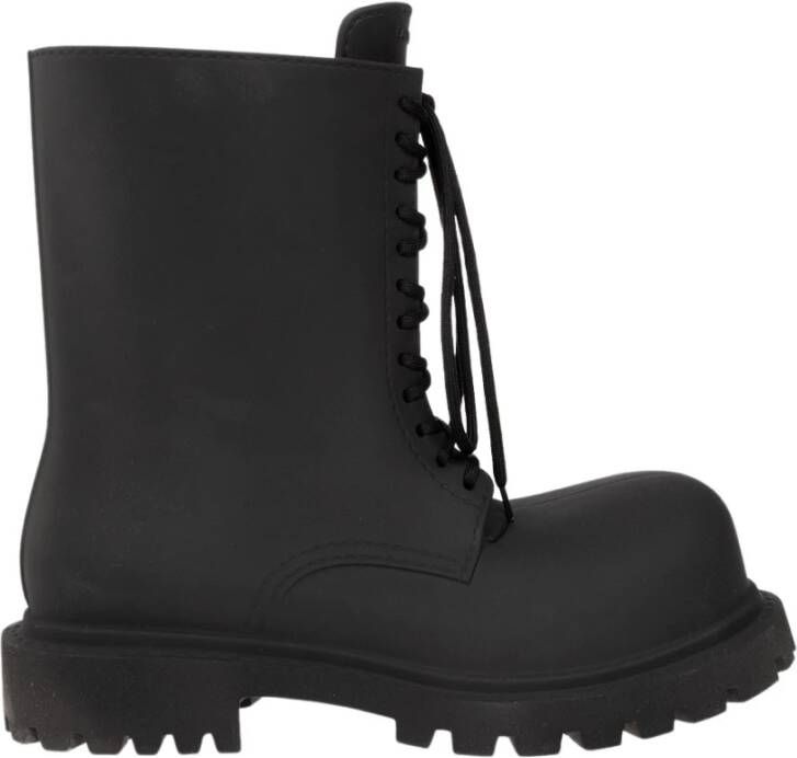 Balenciaga Lace-up Boots Zwart Heren