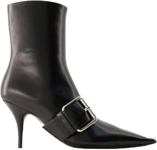 Balenciaga Leather boots Black Dames