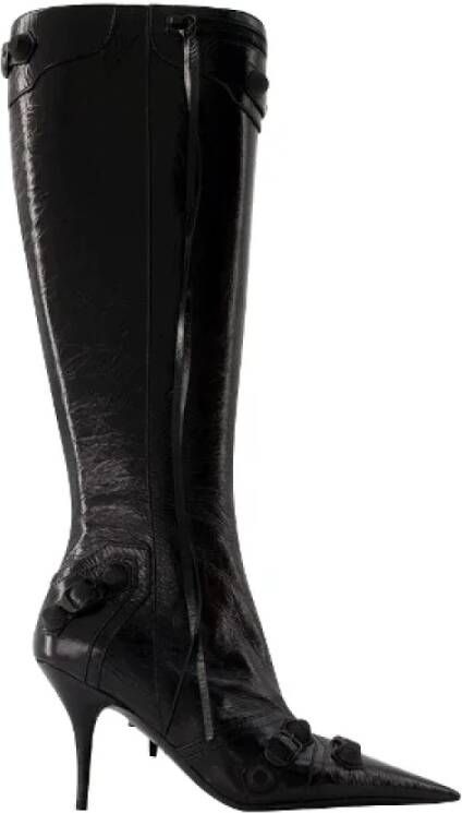 Balenciaga Leather boots Black Dames