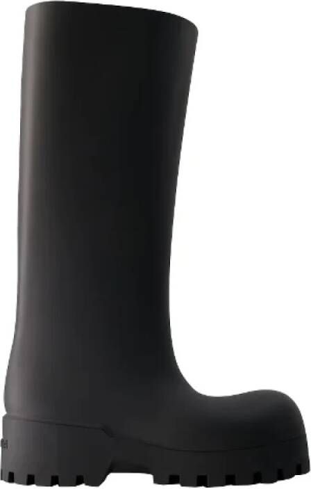 Balenciaga Leather boots Black Dames