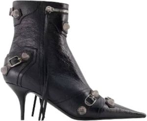Balenciaga Leather boots Zwart Dames