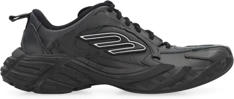 Balenciaga Leren en stoffen lage sneakers
