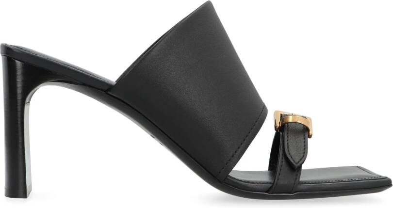 Balenciaga Leren sandalen met verstelbare voorkantband