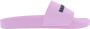 Balenciaga Lichtroze Slides met Logo Applicatie Roze Dames - Thumbnail 4