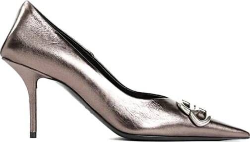 Balenciaga Square Knife Pumps Bruin Dames