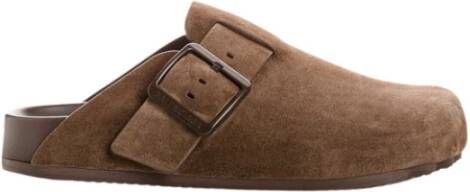 Balenciaga Luxe Suede Muiltjes Brown Heren