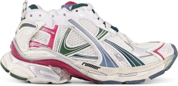 Balenciaga Mesh Sneakers met Logo Belettering