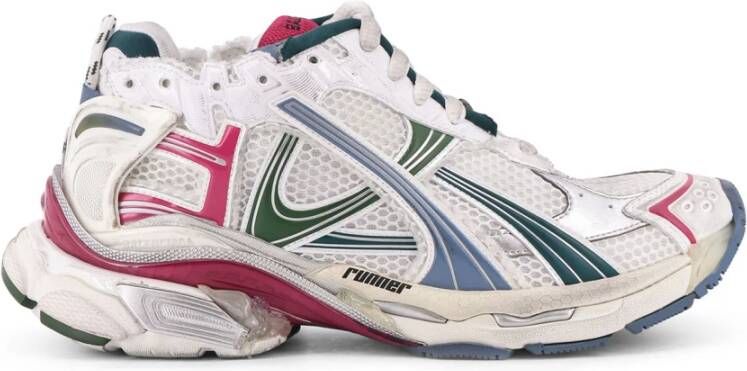 Balenciaga Mesh Sneakers met Logo Belettering