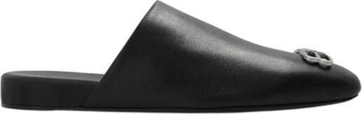 Balenciaga Gezellige BB-plaque slip-on loafers Zwart Heren