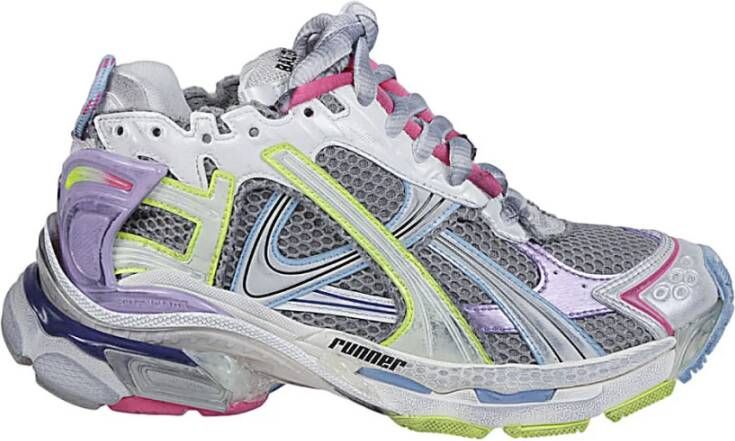 Balenciaga Multicolor Bedrukte Sneakers Multicolor Dames