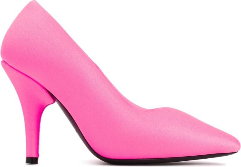 Balenciaga Neon Pink Stijlvolle Pumps Pink Dames