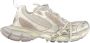 Balenciaga Off-White Mesh Sneakers met reflecterend detail - Thumbnail 1