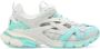 Balenciaga Open Logo Mesh Sneakers Mint Grijs - Thumbnail 1