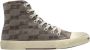 Balenciaga Monogram Logo Hi-Top Sneakers Bruin Dames - Thumbnail 1