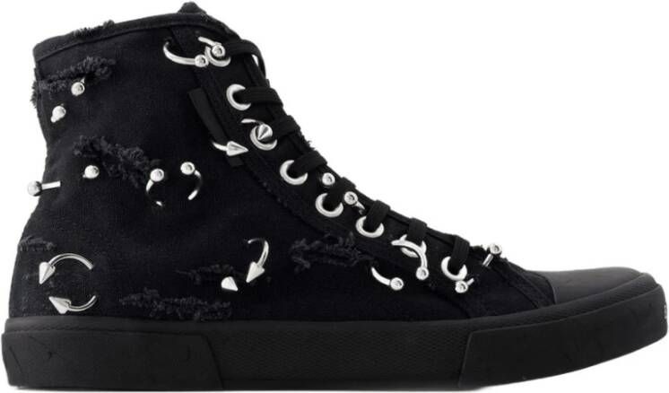Balenciaga Paris High Top Sneakers Canvas Zwart