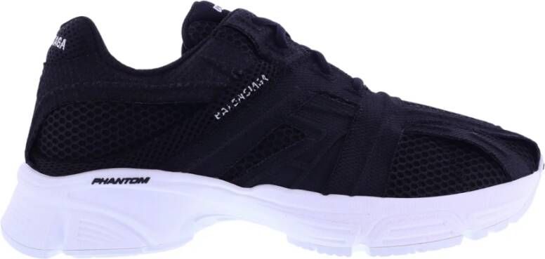 Balenciaga Monocolor Synthetische Sneaker Black Heren