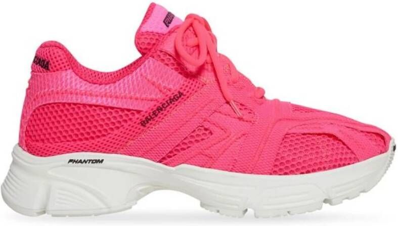 Balenciaga Phantom Twee-Tinten Sneaker voor Dames in Fluorescerend Roze Dames