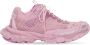 Balenciaga Pink Destroy Chunky Track Trainers Roze Dames - Thumbnail 1
